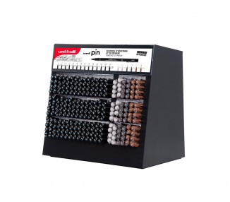 Rotulador uniball pin calibrado micrometrico color negro expositor de 240 unidades