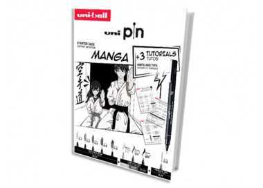 Set iniciacion rotuladores uniball pin manga starter n 1 blister de 8 unidades