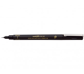 Rotulador uniball pin 500ef punta pincel flexible color negro