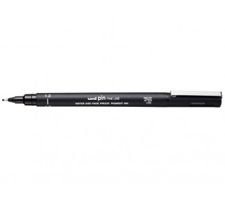 Rotulador uniball pin calibrado micrometrico 1,2 mm color negro