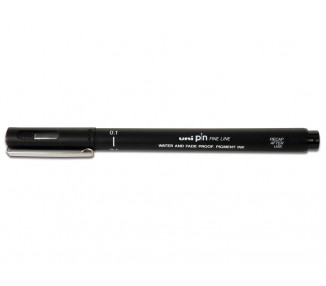 Rotulador uniball pin calibrado micrometrico 0,1 mm color negro