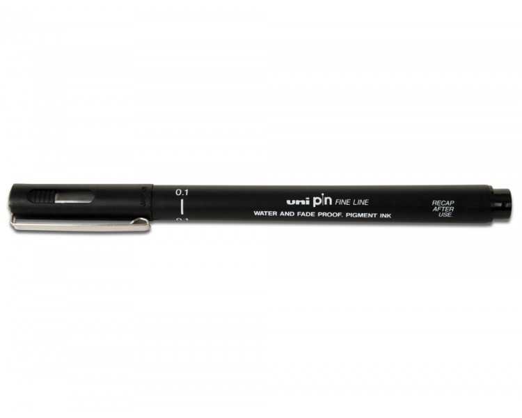 Rotulador uniball pin calibrado micrometrico 0,1 mm color negro