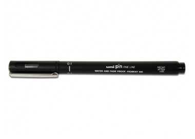 Rotulador uniball pin calibrado micrometrico 0,1 mm color negro