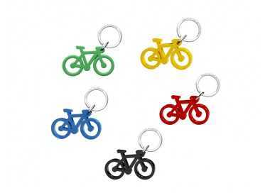 Llavero bicicleta acrilico reciclado pack de 5 unidades colores surtidos