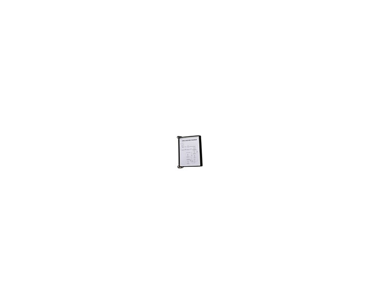 Portacatalogo de pared tarifold pro con 5 fundas a4 polipropileno easy load color negro 355x390x170 mm