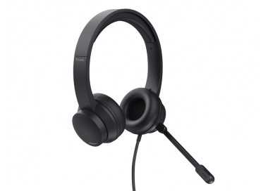 Auricular trust ayda diadema con microfono usb color negro