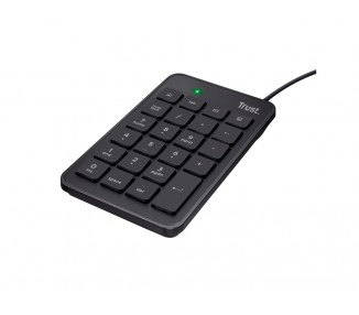 Teclado numerico trust xalas numpad con cable longitud 145 cm usb 2.0 color negro