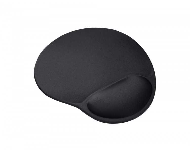 Alfombrilla de raton trust bigfoot pad color negro 236x205 mm