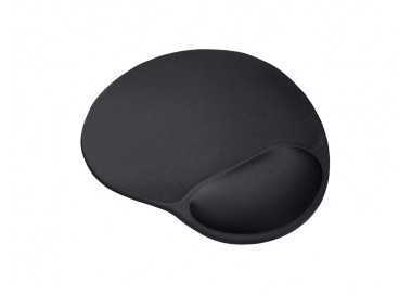 Alfombrilla de raton trust bigfoot pad color negro 236x205 mm