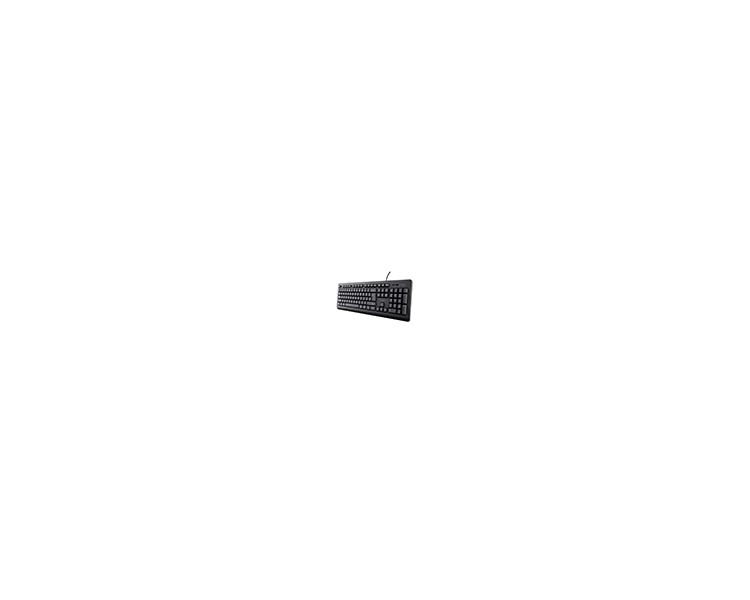 Teclado trust tk-150 usb 2.0 con cable longitud 180 cm color negro