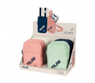 Bolso bandolera milan 430 since 1918 pequeño expositor de 12 unidades colores surtidos