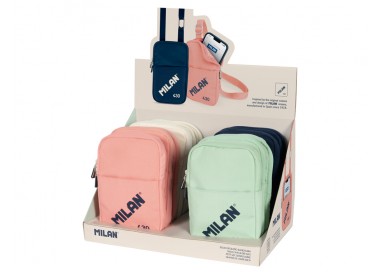 Bolso bandolera milan 430 since 1918 pequeño expositor de 12 unidades colores surtidos