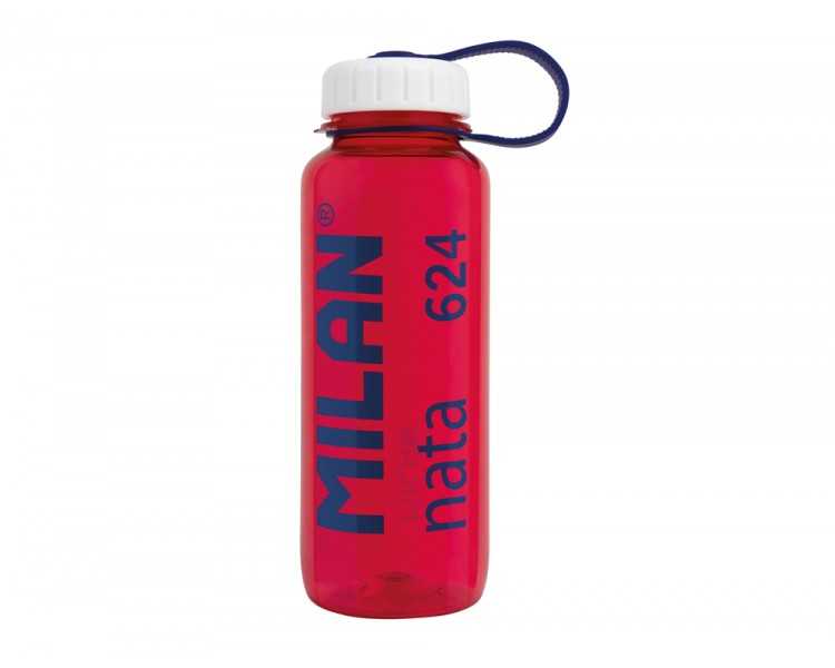 Botella portaliquidos milan tritan serie nata 624 rosa 650 ml