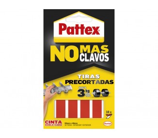 Cinta doble cara pattex precortada extra fuerte blister de 12 unidades