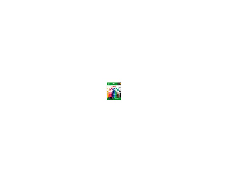 Rotulador alpino up punta 1 mm caja de 12 unidades colores surtidos