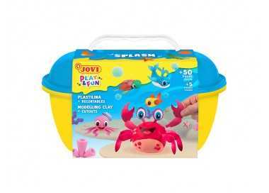 Juego jovi play&fun plastilina cofre splash