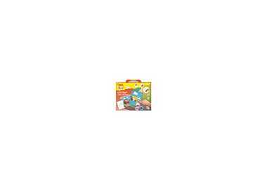 Juego jovi play&fun pinta con arena de colores vehiculos