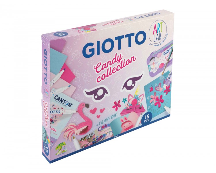 Set creativo giotto art lab candy collection