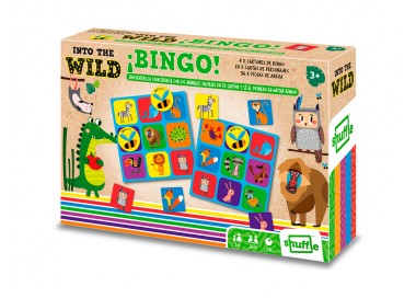 Bingo shuffle infantil into the wild