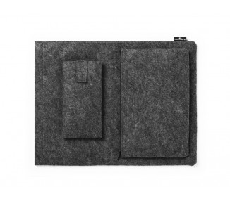 Funda para portatil durable multibag 16,4/' effect color antracita 320x420x50 mm