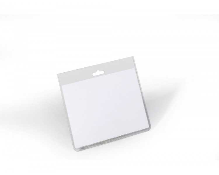 Identificador durable pvc con perforacion para clip 60x90 mm