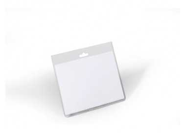 Identificador durable pvc con perforacion para clip 60x90 mm