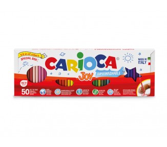 Rotulador carioca joy caja 1/2 metro caja de 50 unidades colores surtidos