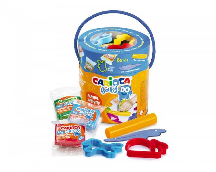Pasta de modelar carioca baby do playset 10 piezas