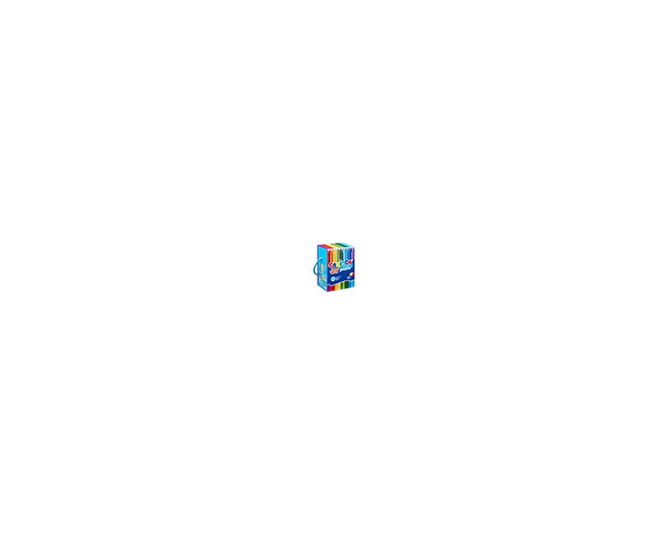 Rotulador carioca joy caja premium con asa 60 unidades colores surtidos