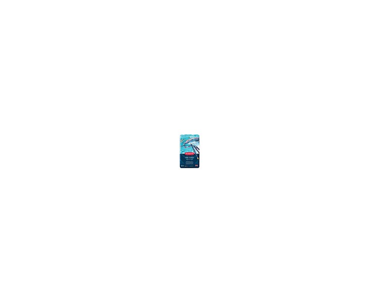 Lapices de colores derwent inktense acuarelable caja metalica de 12 unidades colores surtidos