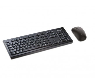 Set teclado y raton kensington km270 eq ecologico inalambrico color negro