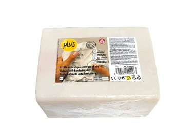 Pasta de modelar sio-2 plus extra color blanco paquete de 5 kg