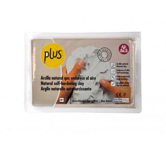 Pasta de modelar sio-2 plus color blanco natural paquete de 1 kg