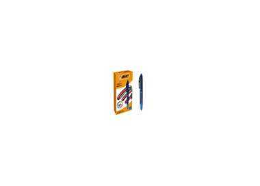 Boligrafo bic cuatro colores smooth drop color azul