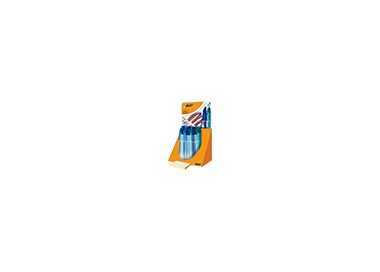 Boligrafo bic cuatro colores smooth gradiente expositor de 30 unidades colores surtidos