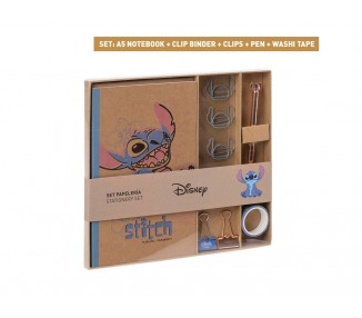 Set de papeleria stitch ukelele