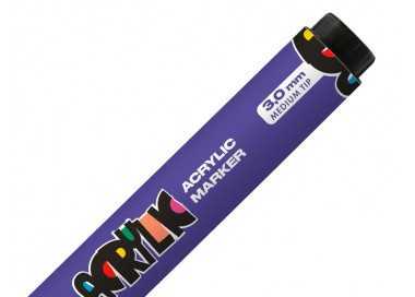 Rotulador liderpapel acrylic base agua todo tipo de superficie punta redonda 3 mm purpura