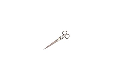 Tijera oficina acero inoxidable 6,8/' 17,3 cm