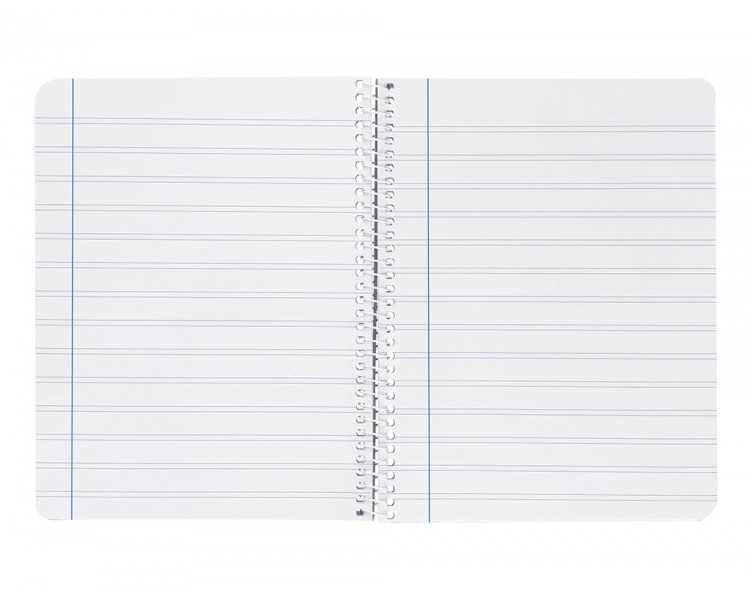 Cuaderno espiral liderpapel din a4 witty tapa dura 80h 90gr pauta 2,5mm con margen color naranja
