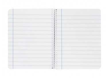 Cuaderno espiral liderpapel din a4 witty tapa dura 80h 90gr pauta 2,5mm con margen color naranja