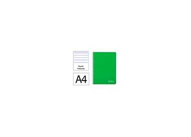 Cuaderno espiral liderpapel din a4 witty tapa dura 80h 90gr rayado horizontal con margen color verde Cuaderno espiral liderpapel din a4 witty tapa dura 80h 90gr rayado horizontal con margen color verde