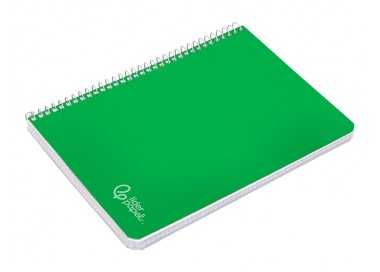 Cuaderno espiral liderpapel din a4 witty tapa dura 80h 90gr rayado horizontal con margen color verde Cuaderno espiral liderpapel din a4 witty tapa dura 80h 90gr rayado horizontal con margen color verde