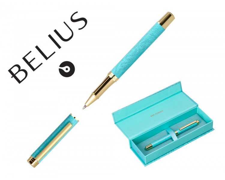 Roller belius wild west aluminio color crema dorado tinta color negro caja de diseño