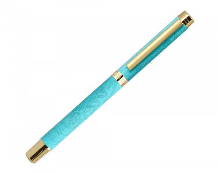 Roller belius wild west aluminio color crema dorado tinta color negro caja de diseño