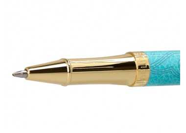 Roller belius wild west aluminio color crema dorado tinta color negro caja de diseño