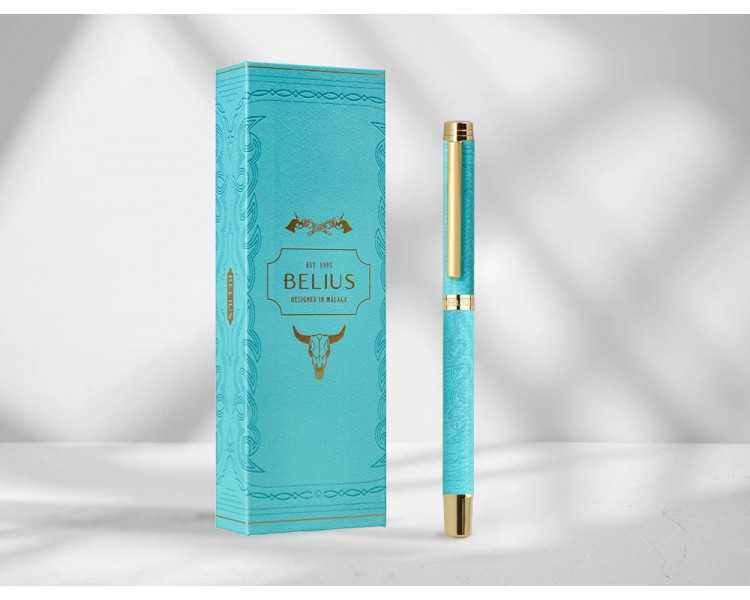 Roller belius wild west aluminio color crema dorado tinta color negro caja de diseño