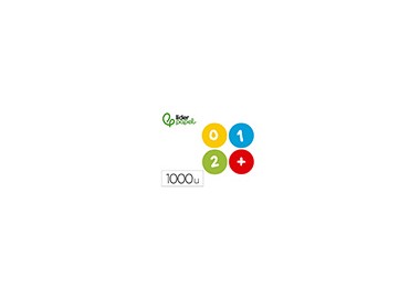 Gomets liderpapel autoadhesivo s redondo numeros 20 mm colores surtidos rollo de 1000 unidades en caja de carton