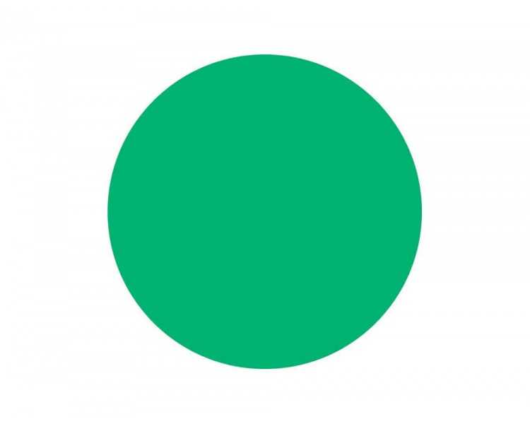 Gomets liderpapel autoadhesivo s circulos 15 mm verde rollo de 2500 unidades en caja de carton