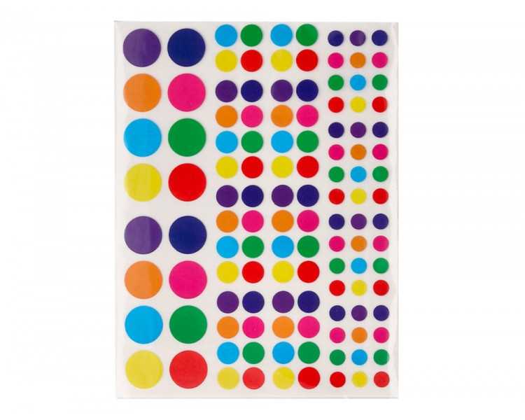 Gomets liderpapel autoadhesivo s figuras de colores y tamañossurtidos bolsa de 10 hojas 1188 unidades
