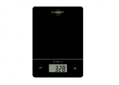 Bascula precision q-connect digital con pantalla lcd precision 1 gr capacidad de 5 gr a 15 kg 240x170x17,5mm